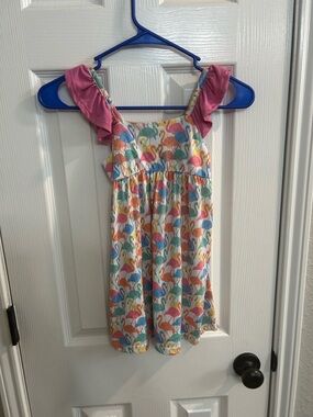 Jane Marie Girls multicolor flamingo size small (5/6) casual dress or Jammie’s